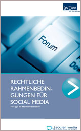 Social Networks: BVDW gibt rechtliche Tipps -